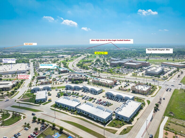 945 Stockton Dr, Allen, TX à louer - Photo de l’immeuble – Image 1 sur 20
