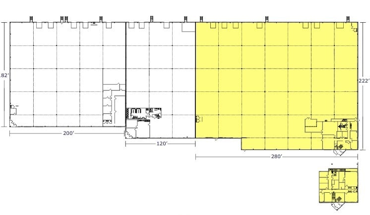 1600-1640 Johnson Way, New Castle, DE à louer Plan d’étage– Image 1 sur 1