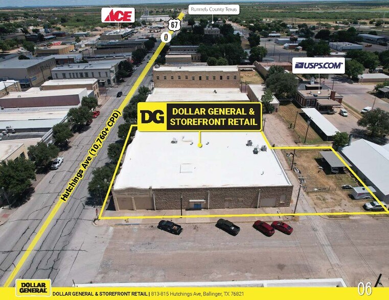 813-815 Hutchins Ave, Ballinger, TX à vendre - Photo de l’immeuble – Image 2 sur 15