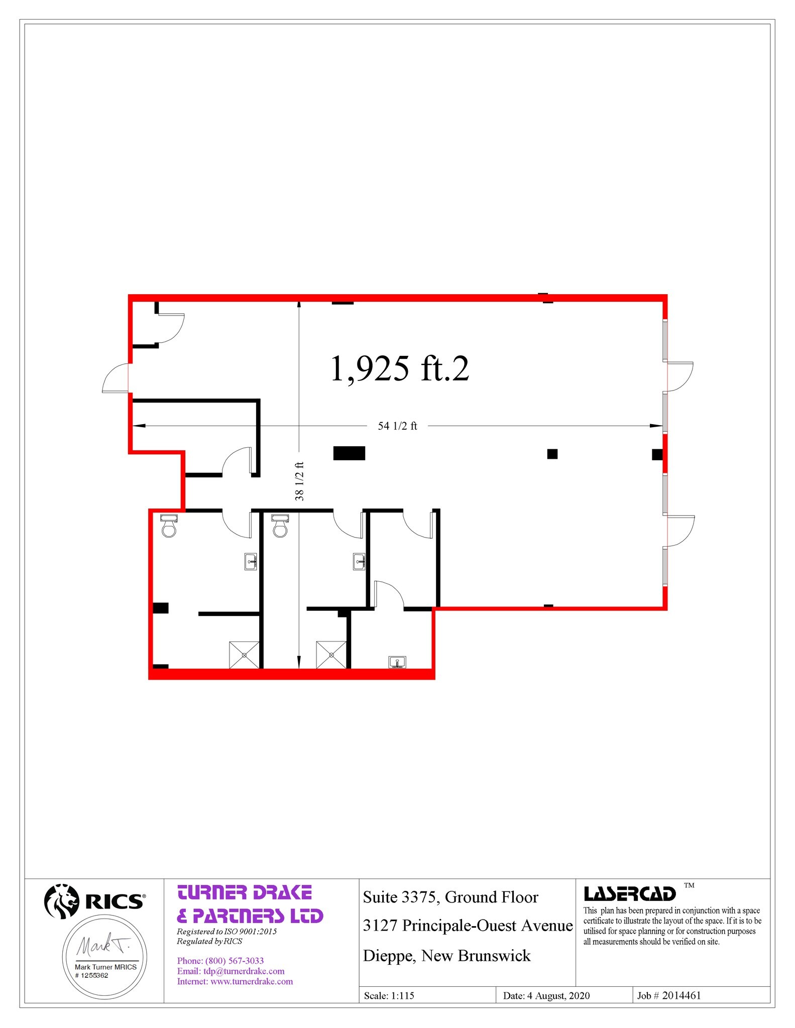 3127 Principale Av, Dieppe, NB à louer Plan de site– Image 1 sur 1
