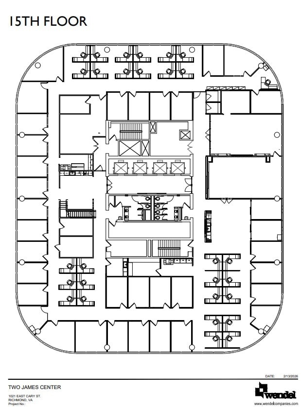 1021 E Cary St, Richmond, VA à louer Plan d’étage– Image 1 sur 1