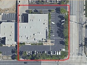 1201 W Foothill Blvd, Azusa, CA - Vue aérienne vue de carte