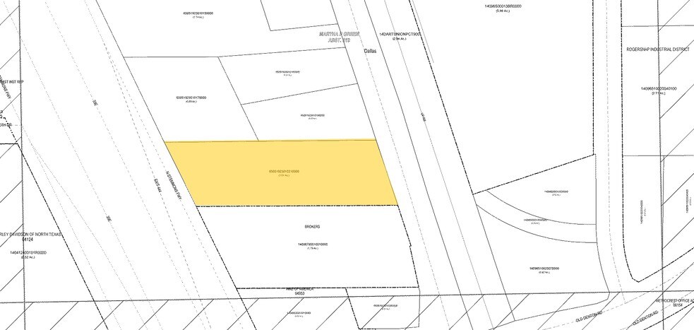 1876 N Interstate 35 E, Carrollton, TX à vendre - Plan cadastral – Image 2 sur 2