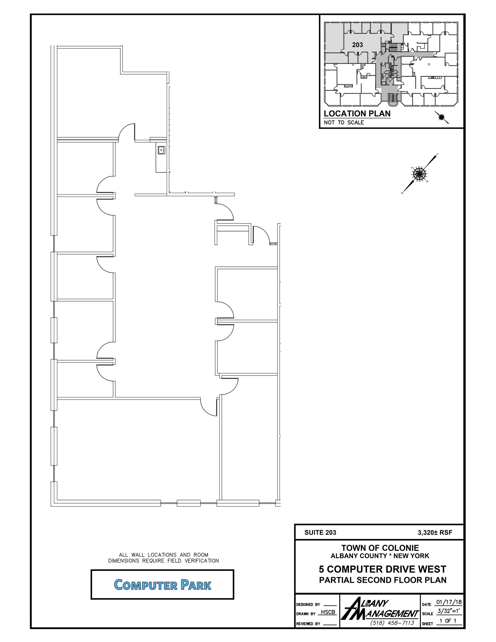 2 Computer Dr W, Albany, NY à louer Plan de site– Image 1 sur 1