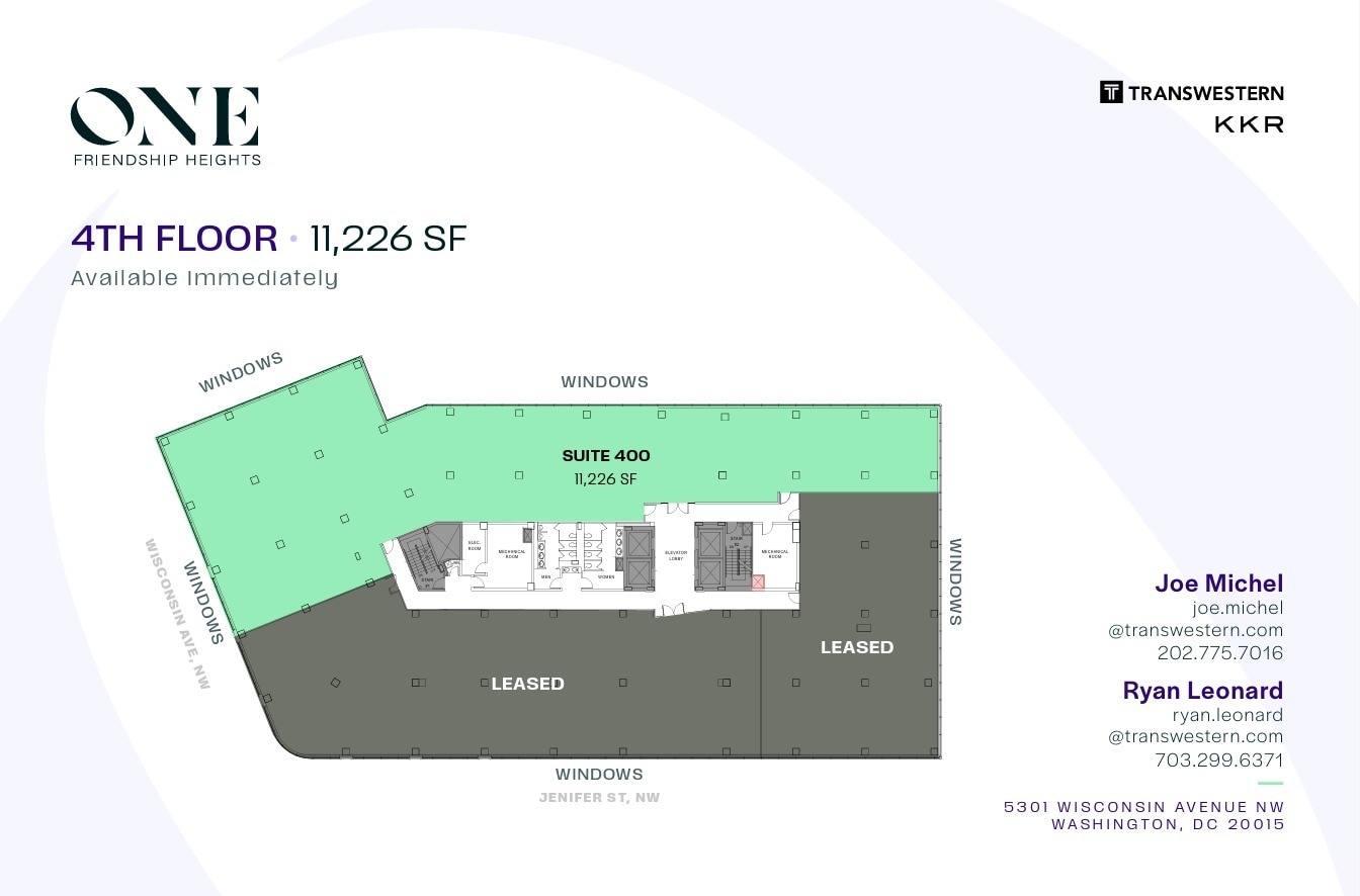 5301 Wisconsin Ave NW, Washington, DC à louer Plan d’étage– Image 1 sur 1