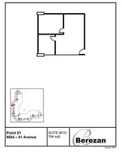 9004-9090 51st Ave NW, Edmonton, AB à louer Plan d’étage– Image 1 sur 1