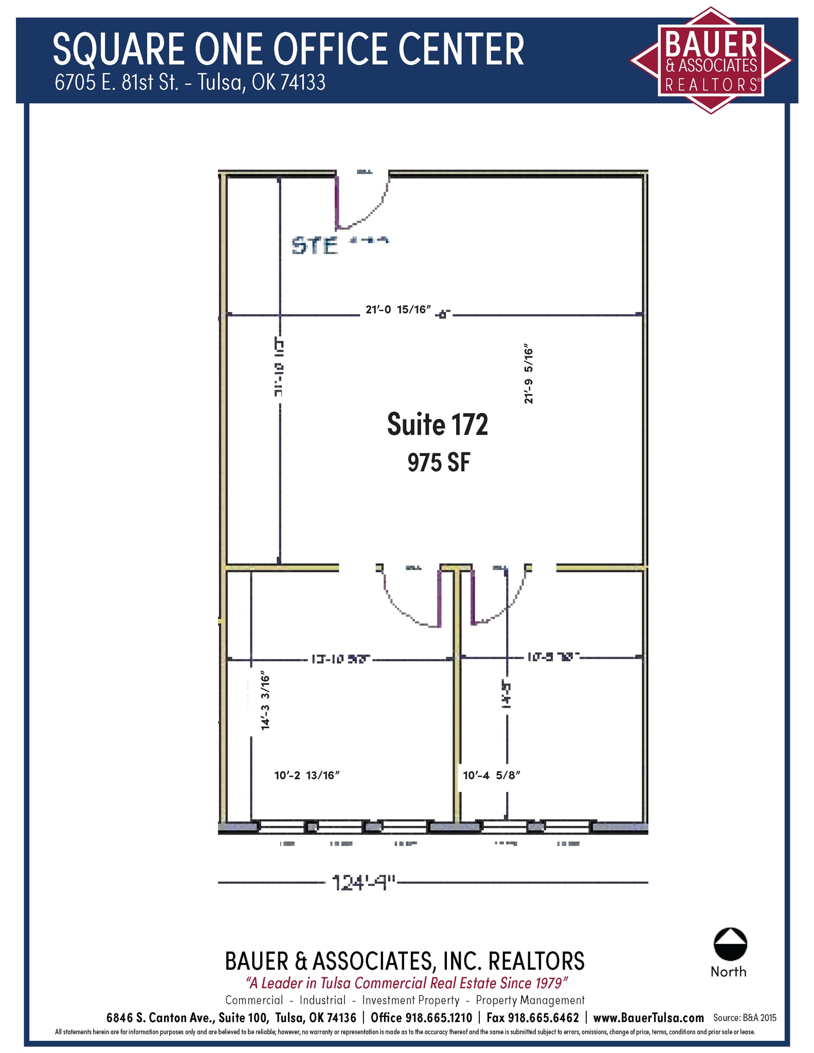 6703-6709 E 81st St, Tulsa, OK à louer Plan d’étage– Image 1 sur 2