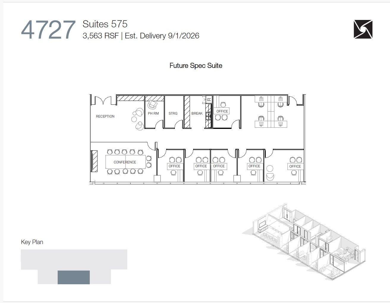 4747 Executive Dr, San Diego, CA à louer Plan d’étage– Image 1 sur 2