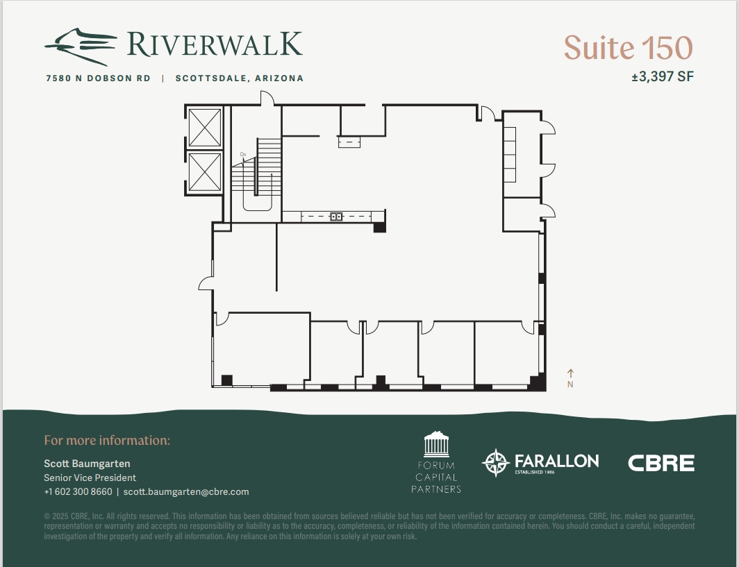7580 N Dobson Rd, Scottsdale, AZ à louer Plan d’étage– Image 1 sur 1