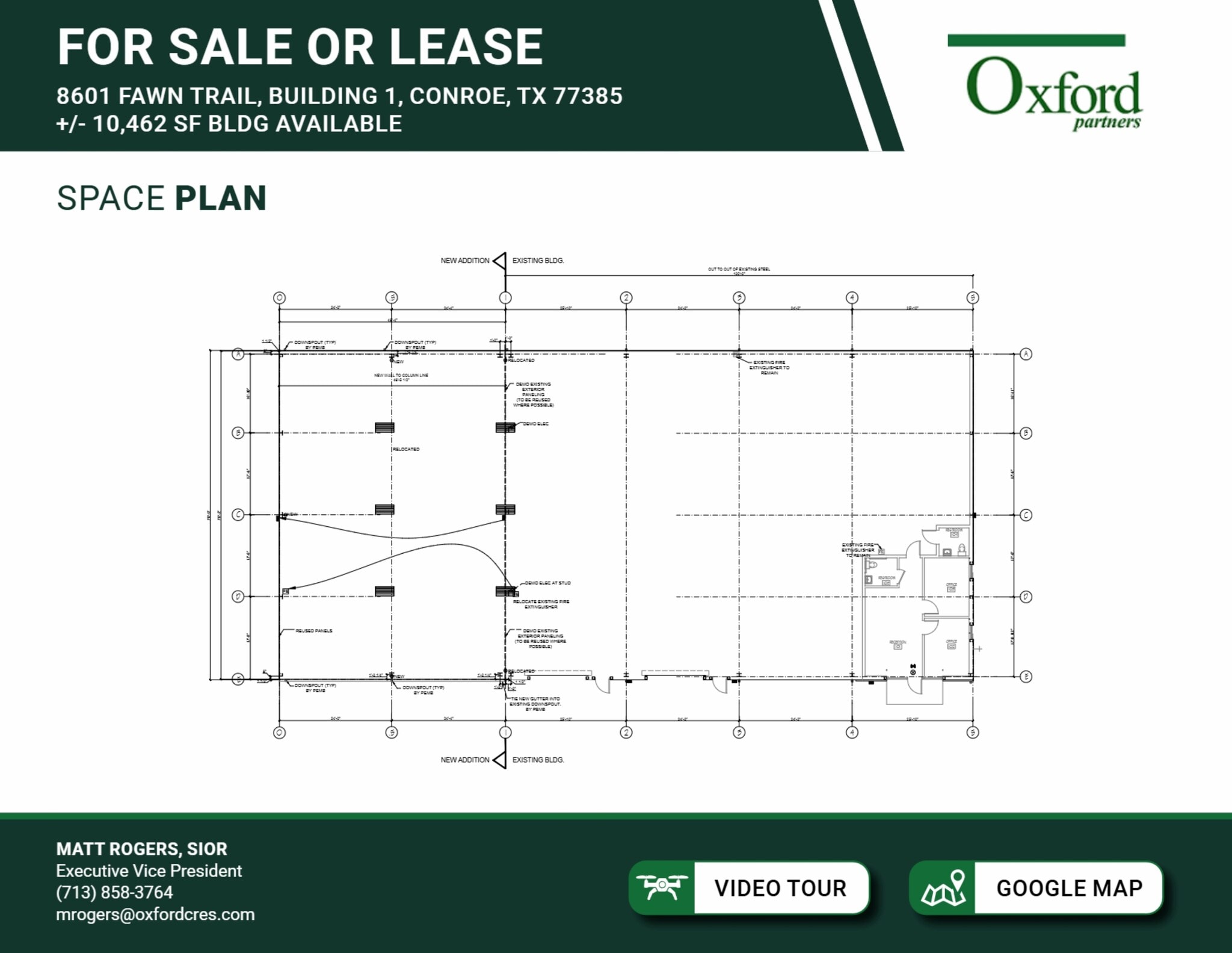 8601 Fawn Trl, Conroe, TX à louer Plan d’étage– Image 1 sur 1