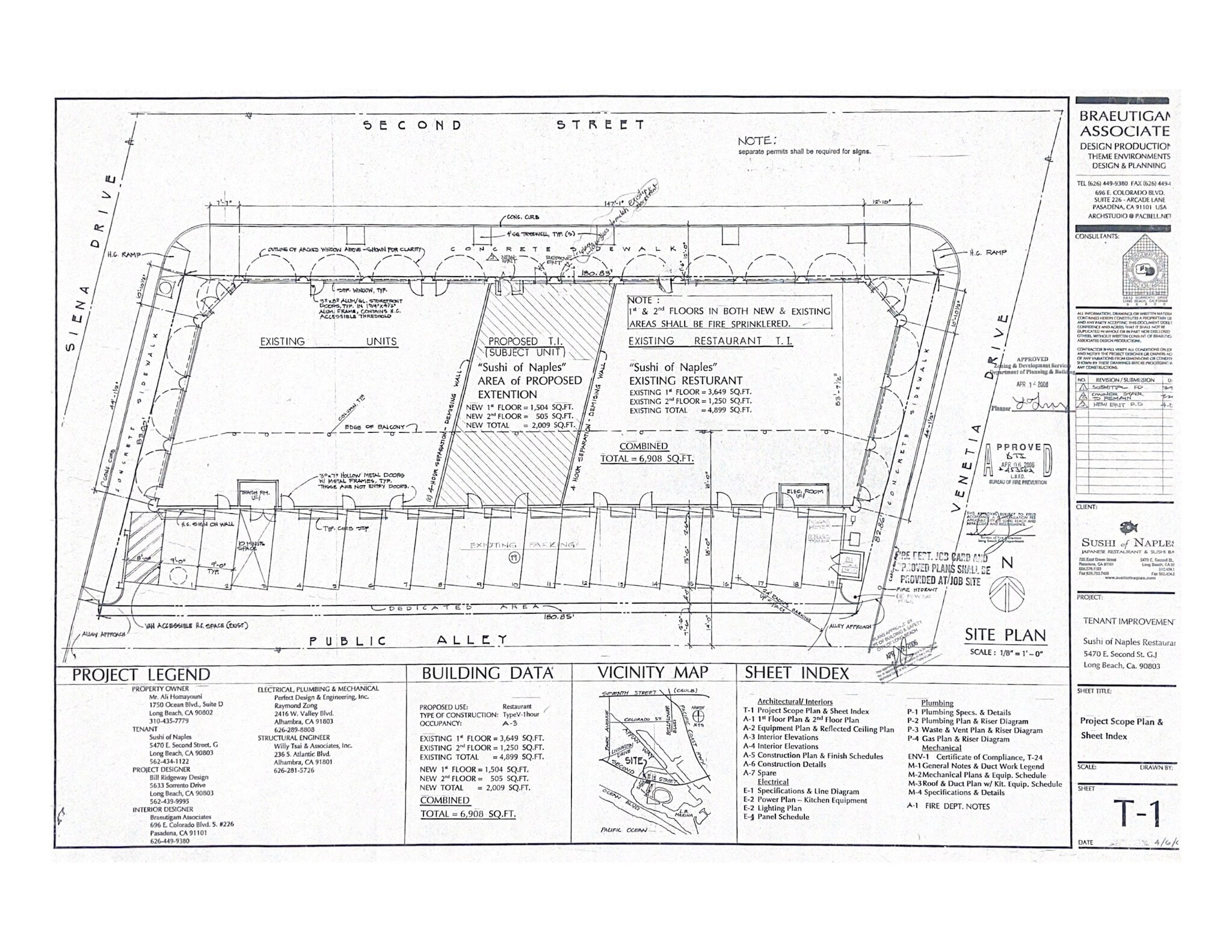 5470 E 2nd St, Long Beach, CA à louer Plan de site– Image 1 sur 1