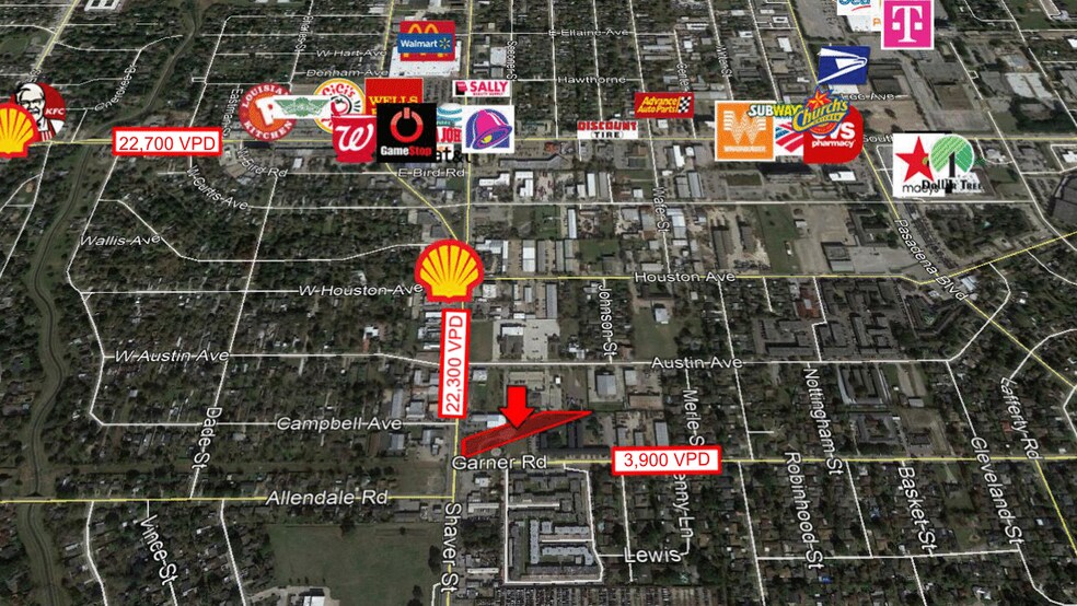 0 S Shaver St, Pasadena, TX à vendre - Photo de l’immeuble – Image 2 sur 8