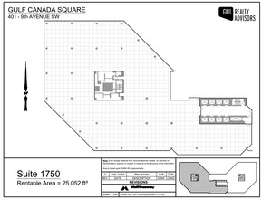 401 9th Ave SW, Calgary, AB à louer Plan d’étage– Image 1 sur 1