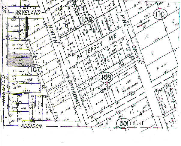 3629-3635 N Halsted St, Chicago, IL à vendre - Plan cadastral – Image 2 sur 7