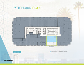 7700 Irvine Center Dr, Irvine, CA à louer Plan d’étage– Image 1 sur 1