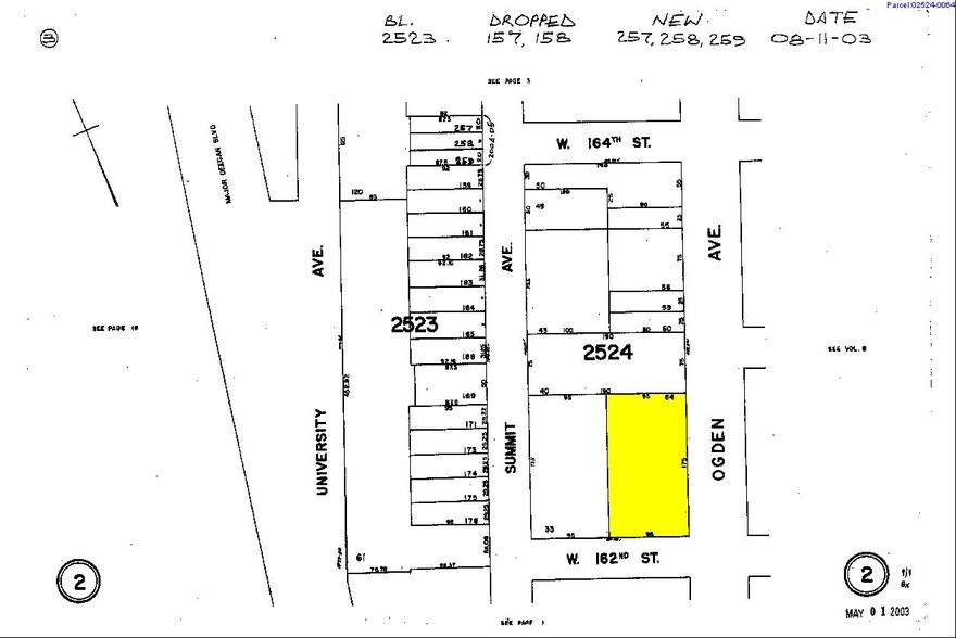 969 Ogden Ave, Bronx, NY à louer - Plan cadastral – Image 2 sur 5