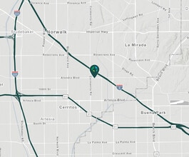 16201 Commerce Way, Cerritos, CA - Vue aérienne  vue de carte