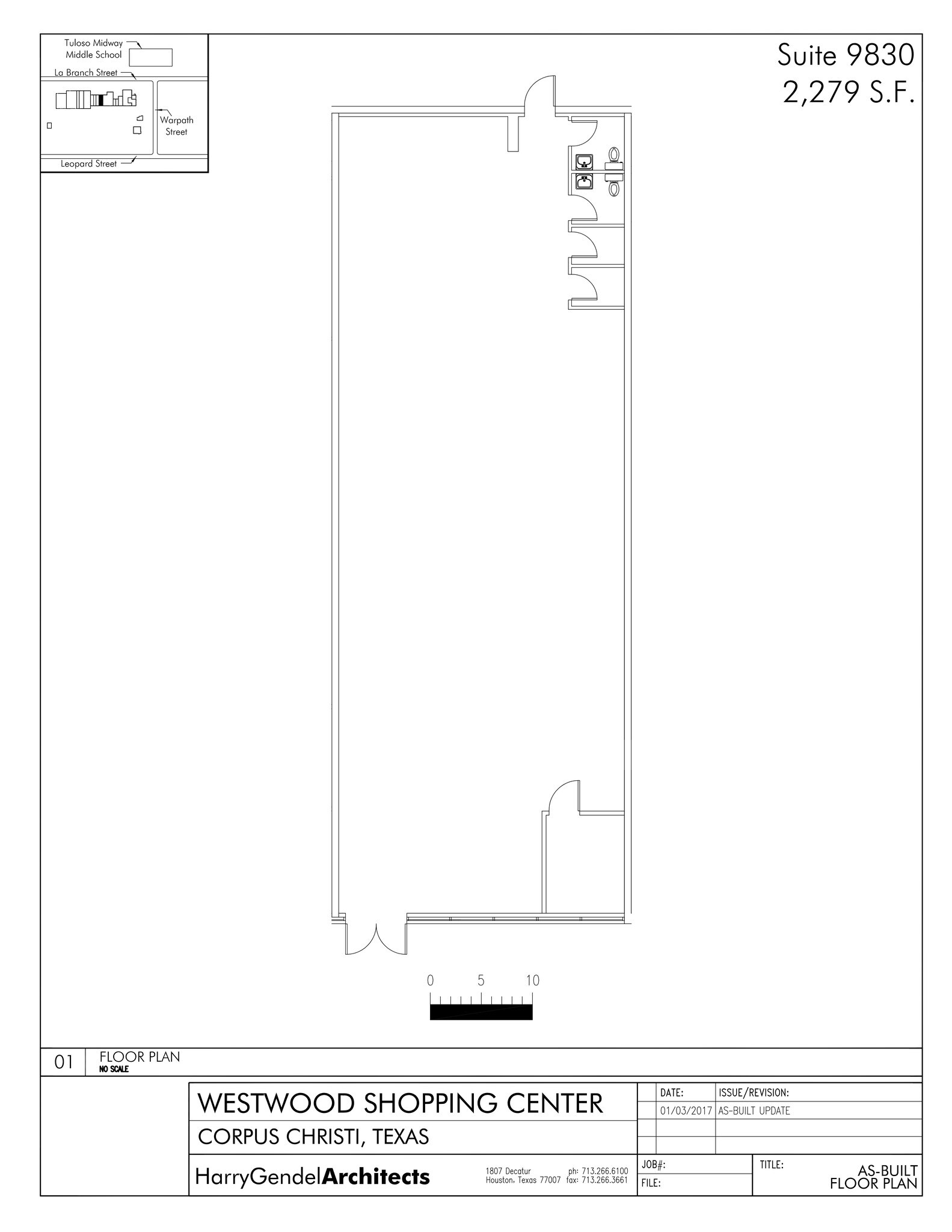 9800 Leopard St, Corpus Christi, TX à louer Plan de site– Image 1 sur 1