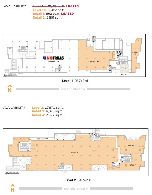 850 11 St SW, Calgary, AB à louer Plan d’étage– Image 1 sur 1