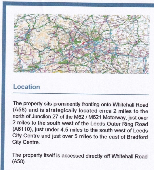 Whitehall Rd, Bradford à louer - Plan de site – Image 3 sur 3