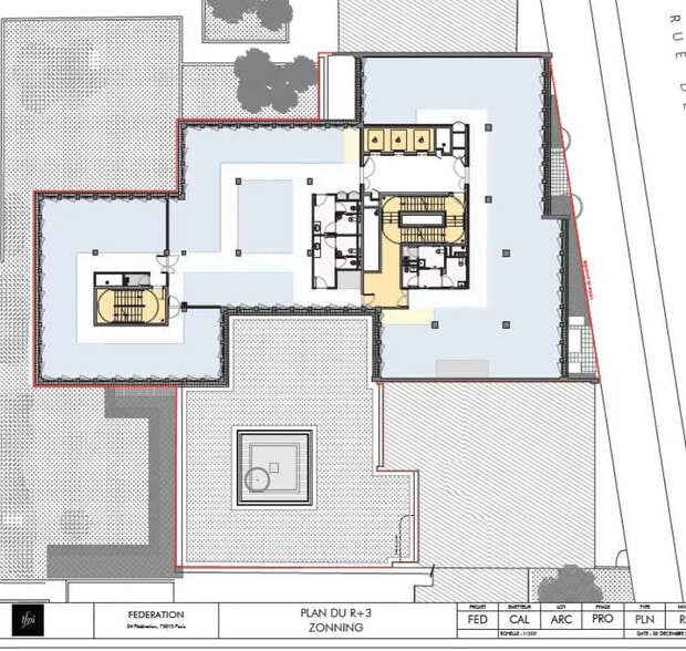 34 Rue De La Fédération, Paris à louer - Plan d’étage – Image 2 sur 2