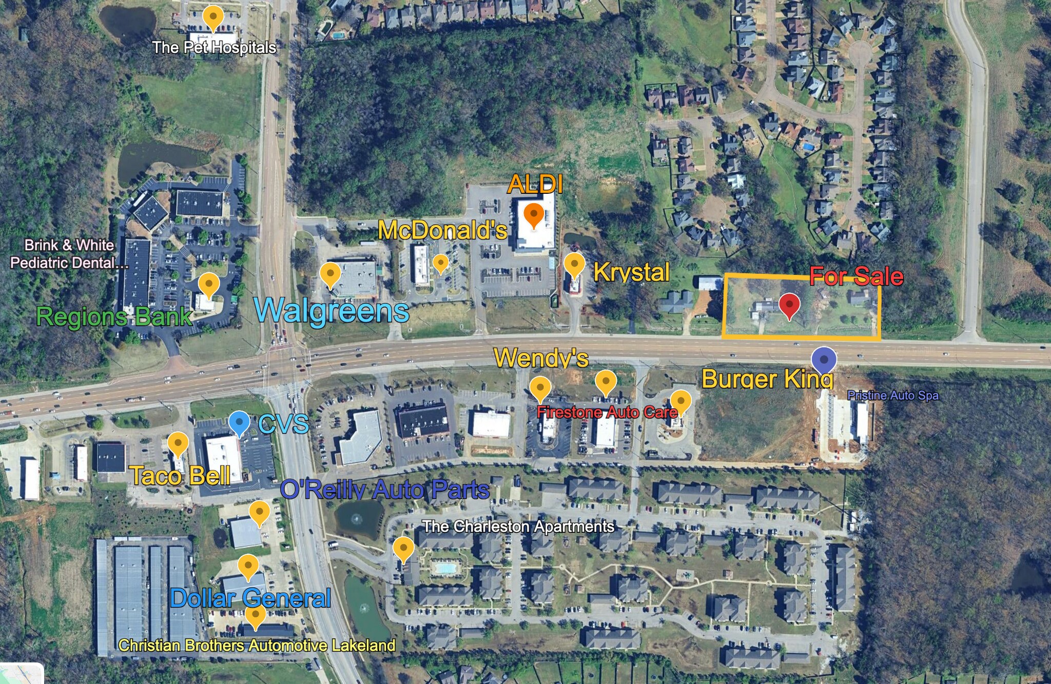 10046 US Highway 64, Lakeland, TN à vendre Plan cadastral– Image 1 sur 6