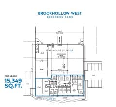 9777 W Gulf Bank Rd, Houston, TX à louer Plan d’étage– Image 1 sur 1