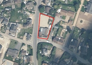 73 Seas End Rd, Moulton Seas End, LIN - VUE AÉRIENNE  vue de carte