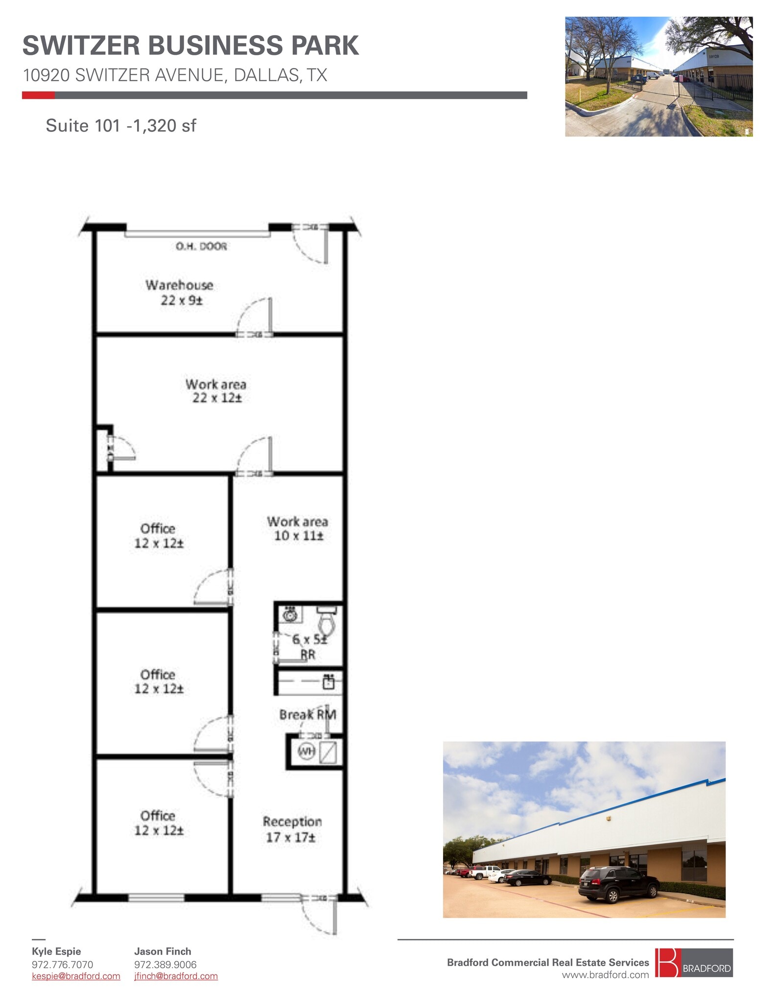 10930 Switzer Ave, Dallas, TX à louer Plan de site– Image 1 sur 1
