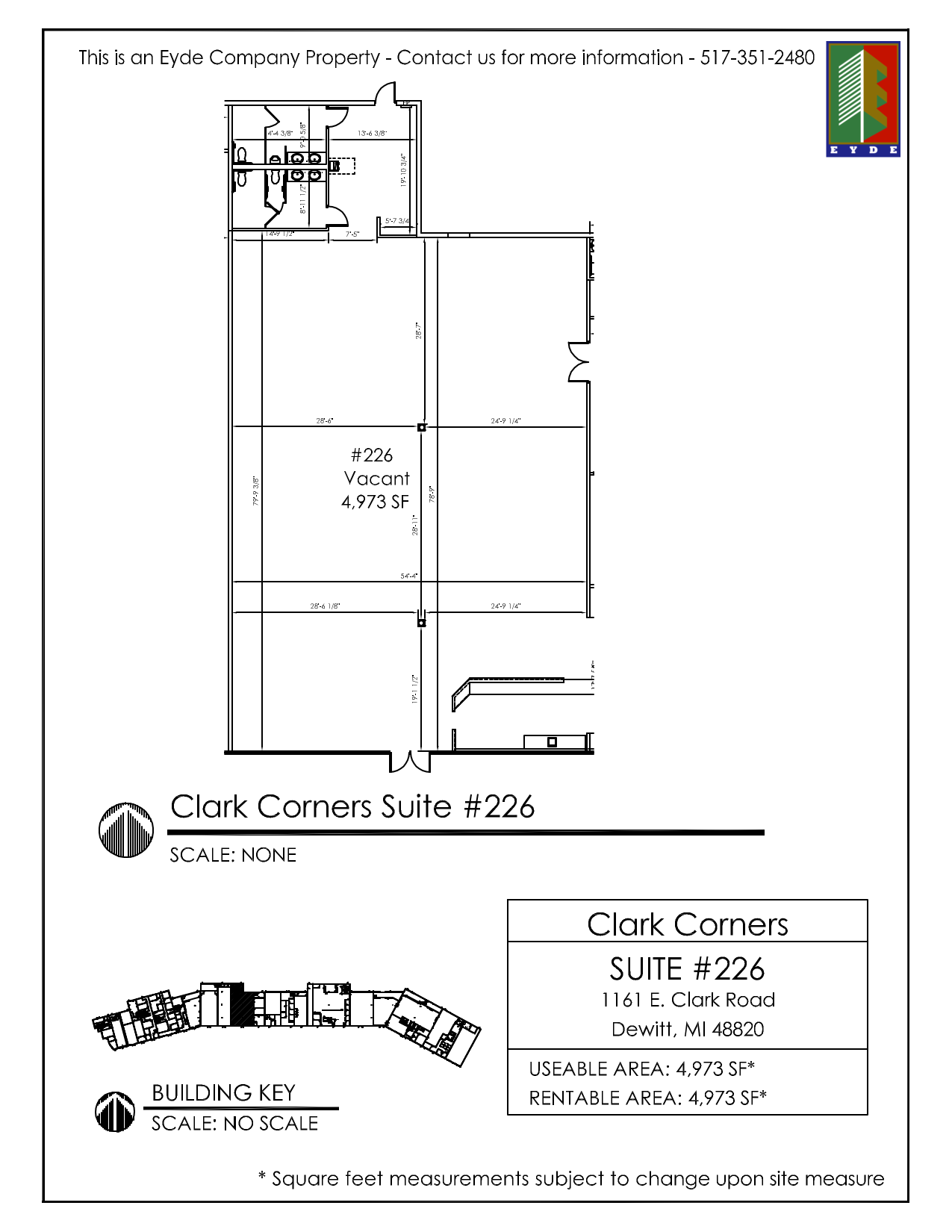 1161 E Clark Rd, Dewitt, MI à louer Plan d’étage– Image 1 sur 1