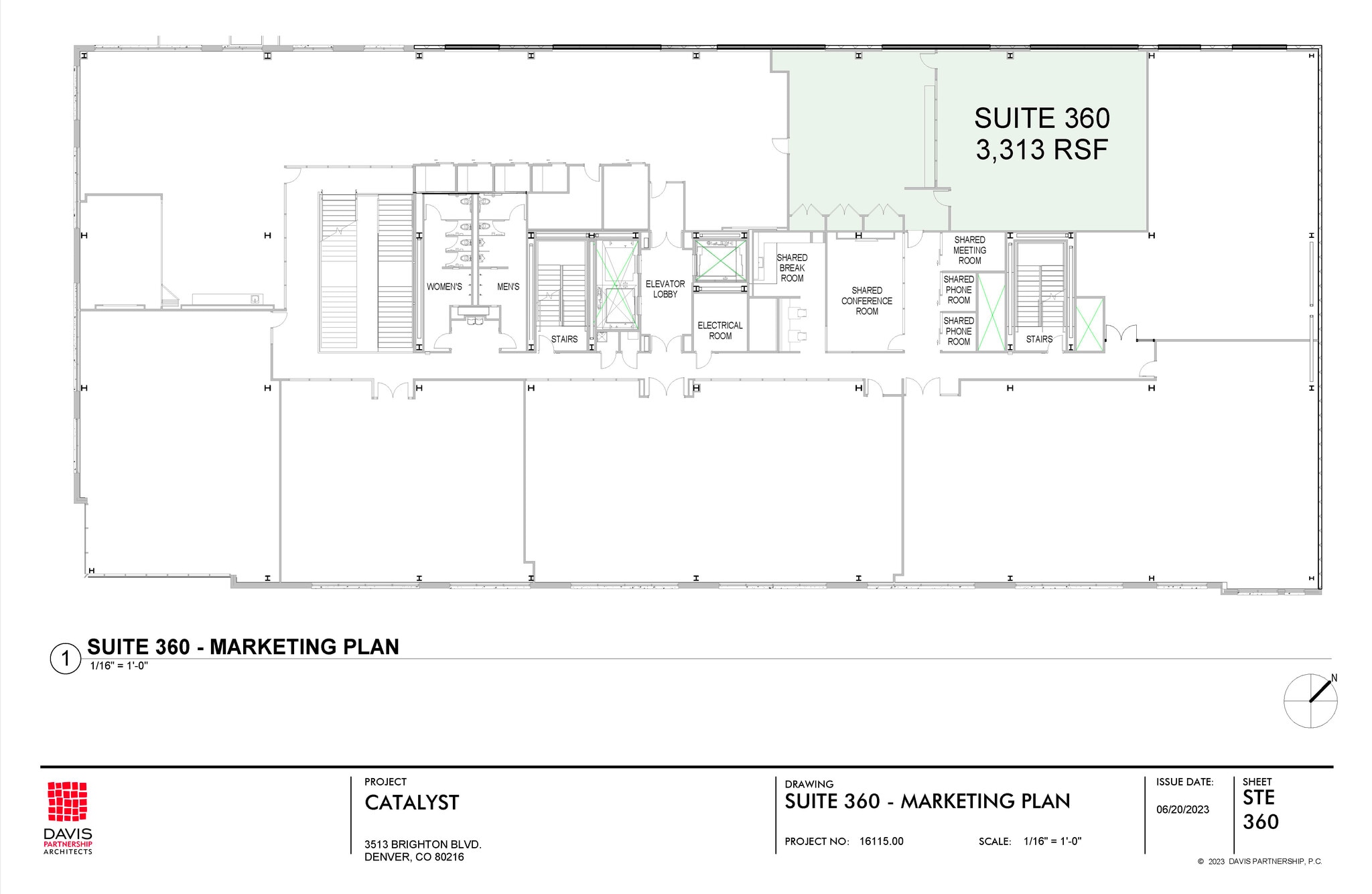 3513 Brighton Blvd, Denver, CO à louer Plan d’étage– Image 1 sur 3