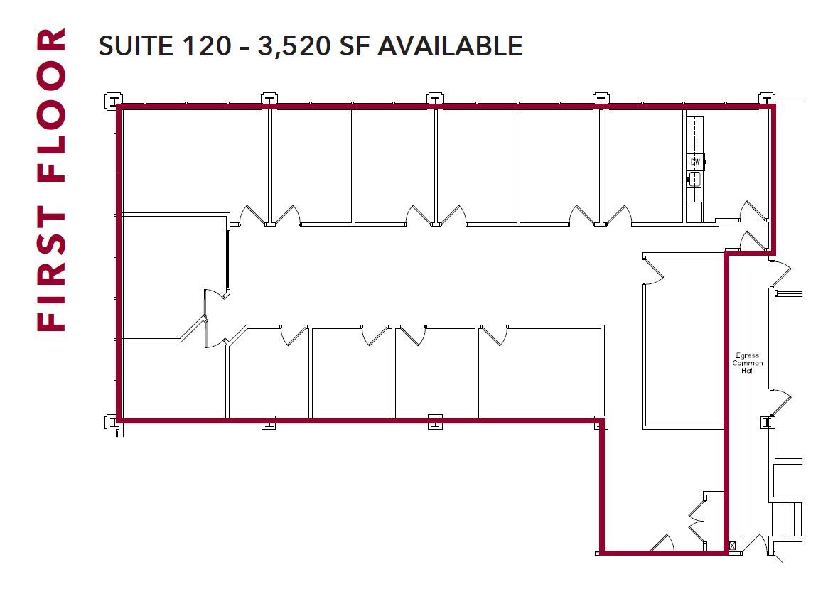 915 Harger Rd, Oak Brook, IL à louer Plan d’étage– Image 1 sur 1