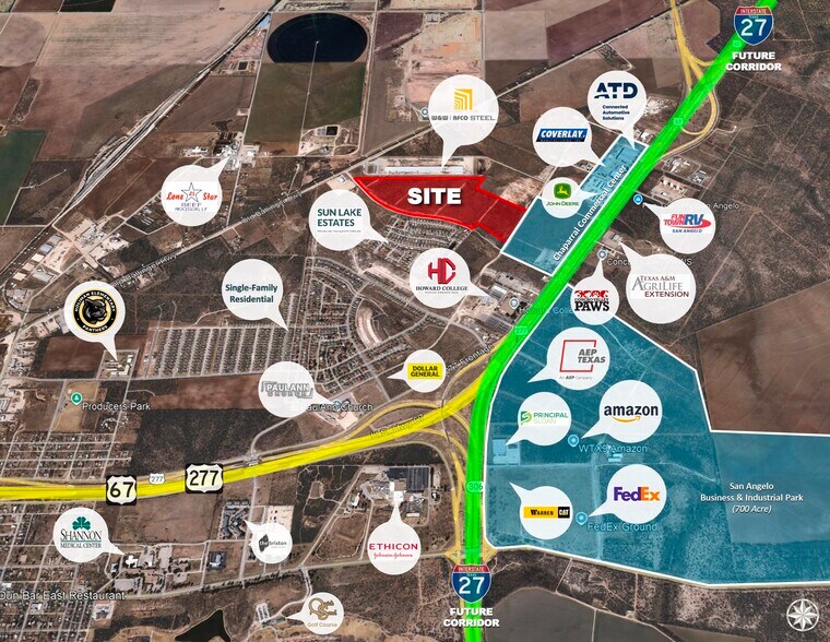 Paulann Blvd, San Angelo, TX à vendre - Aérien – Image 1 sur 5