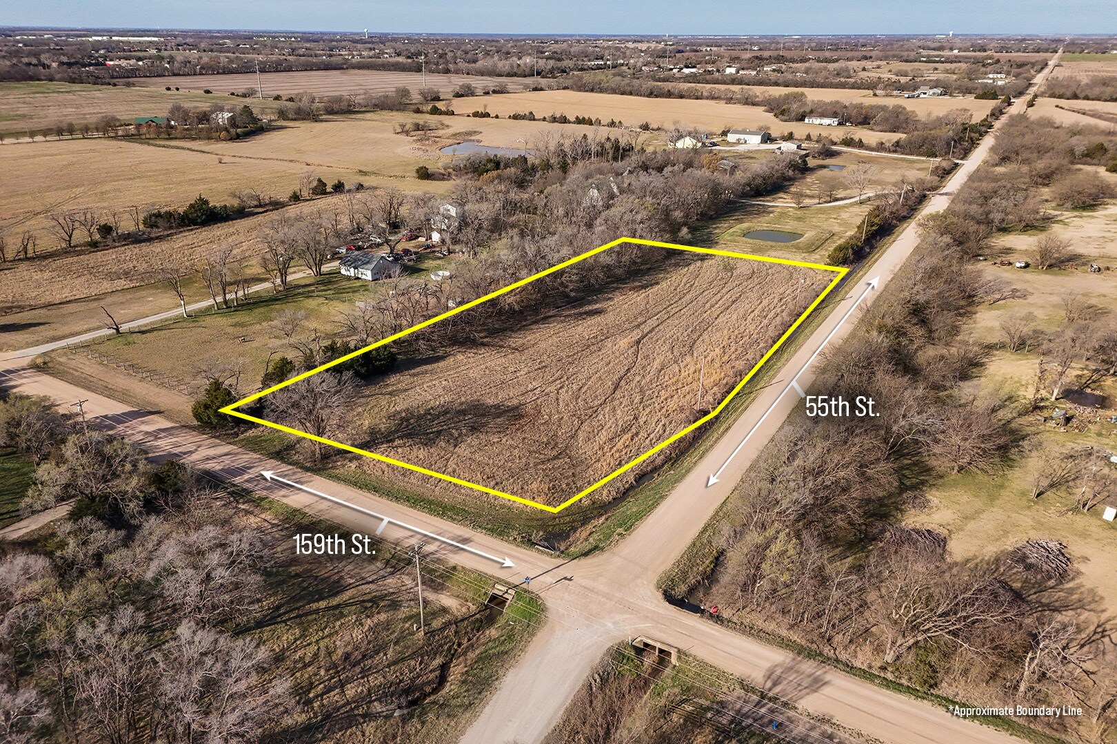 2.45+/- Acres on 55th and 159th st, Rose Hill, KS à vendre Photo principale– Image 1 sur 23