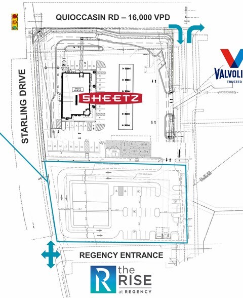 Starling Dr.-Outparcel 9, Henrico, VA à louer - Plan de site – Image 2 sur 2