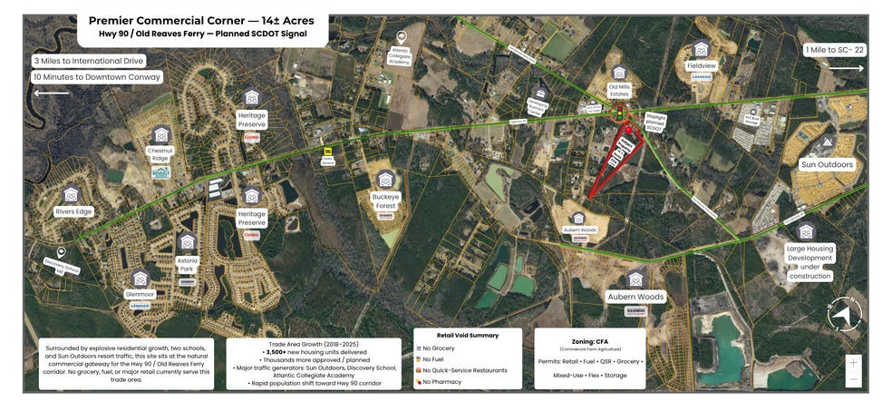 8426 Old Reaves Ferry Rd, Conway, SC à vendre - Aérien – Image 2 sur 12