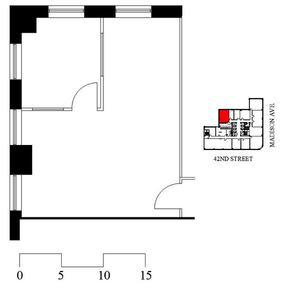315 Madison Ave, New York, NY à louer - Plan d’étage – Image 3 sur 12