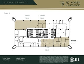 717 N Harwood St, Dallas, TX à louer Plan d’étage– Image 1 sur 1