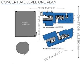 3161 Olsen Dr, San Jose, CA à louer Plan d’étage– Image 1 sur 1