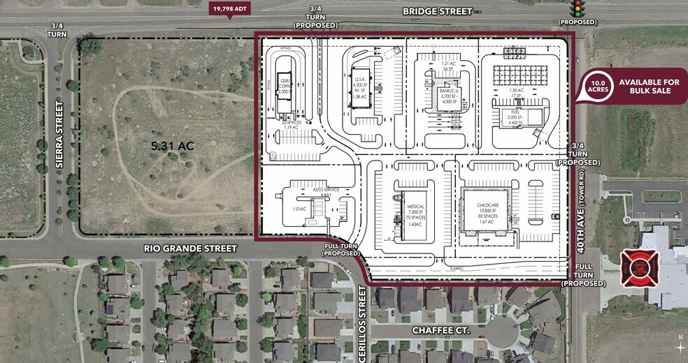 Bridge Street and Tower Road - SWC, Brighton, CO à vendre - Plan de site – Image 2 sur 6