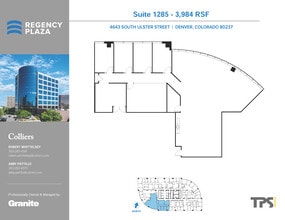 4643 S Ulster St, Denver, CO à louer Plan d’étage– Image 1 sur 1