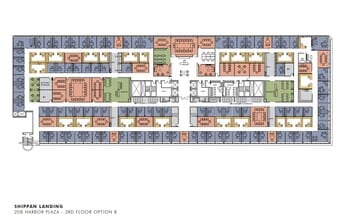 208 Harbor Dr, Stamford, CT à louer Plan d’étage– Image 2 sur 3