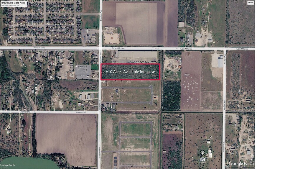 1850 N Indiana Ave, Brownsville, TX à louer - Aérien – Image 1 sur 2
