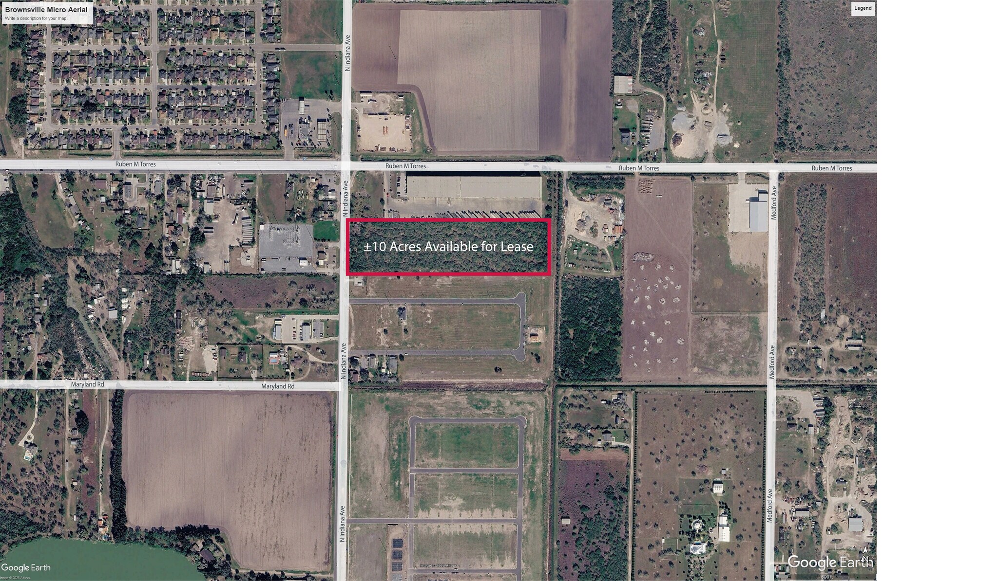 1850 N Indiana Ave, Brownsville, TX à louer Aérien– Image 1 sur 3