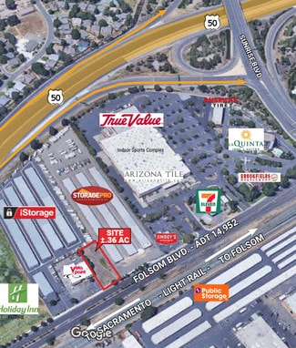 Plus de détails pour 11047 Folsom Blvd, Rancho Cordova, CA - Terrain à louer