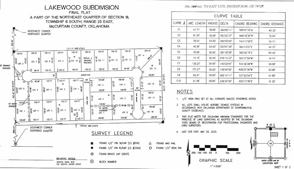 713 11th Street, Broken Bow, OK à vendre - Photo de l’immeuble – Image 1 sur 1