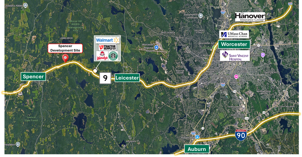 Fully Permitted Development Site, Spencer, MA à vendre - Photo de l’immeuble – Image 2 sur 2