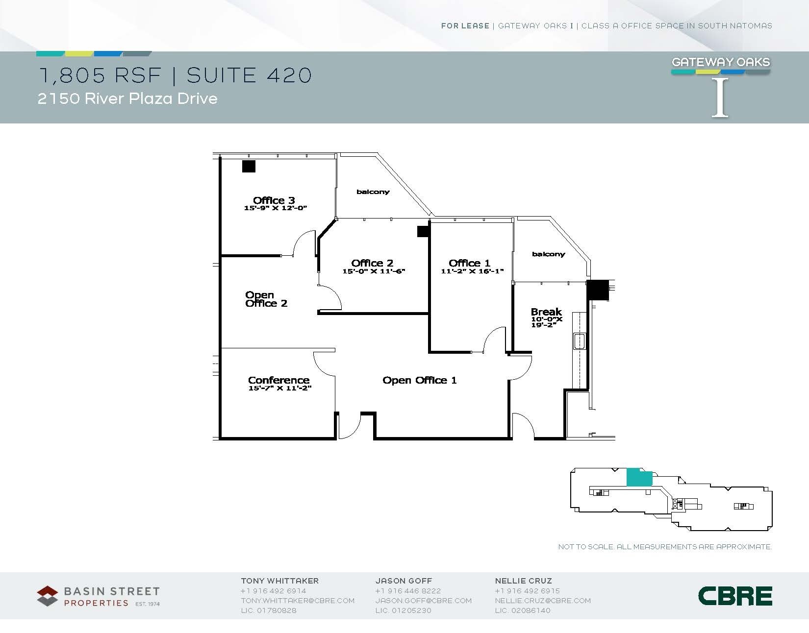 2150 River Plaza Dr, Sacramento, CA à louer Plan d’étage– Image 1 sur 1