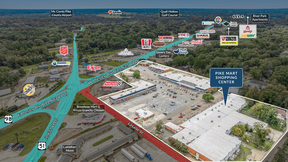 1200 Lasalle St, Mccomb, MS à vendre - Photo de l’immeuble – Image 2 sur 4