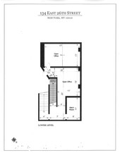 134-136 E 26th St, New York, NY à louer Plan de site– Image 1 sur 2